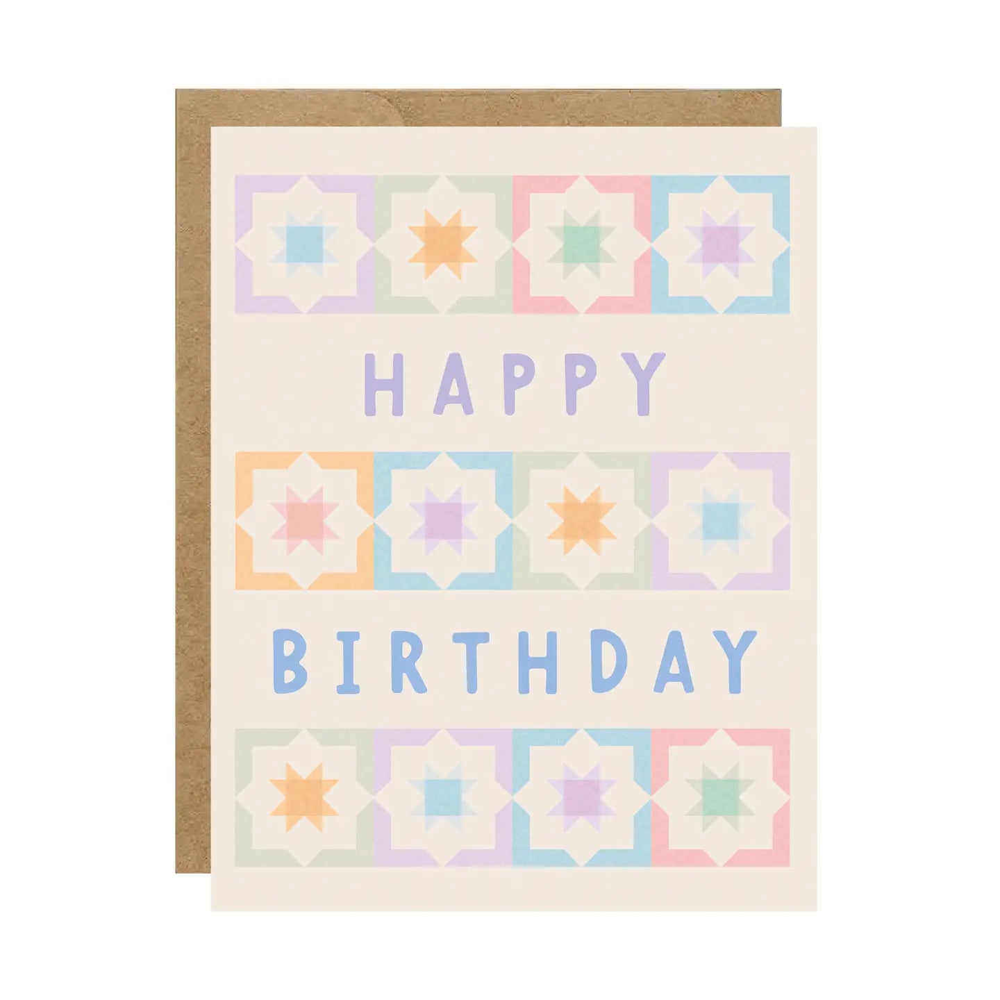 Pastel Happy Birthday Card