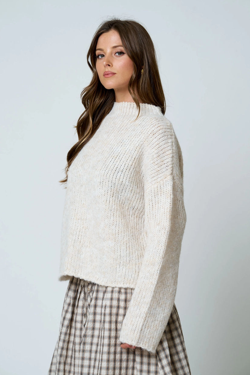 Allie Mock Neck Sweater