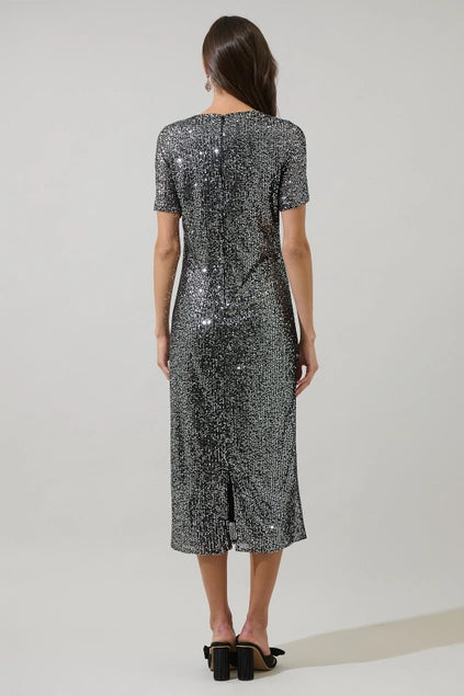 Willard Sequin Midi Dress