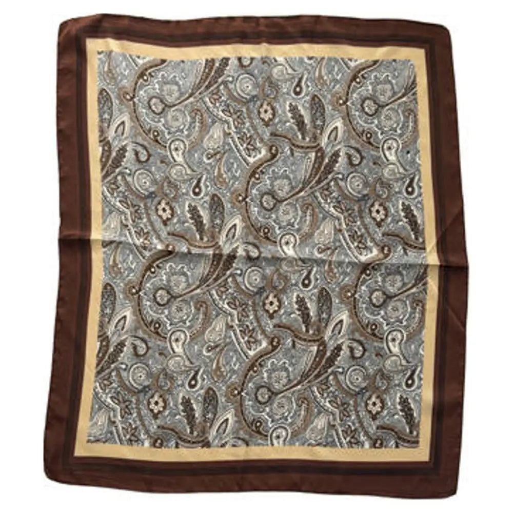 Brown Paisley Scarf