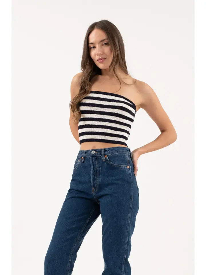 Kayla Stripe Tube Top