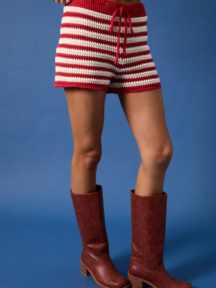 Sydney Crochet Knit Shorts