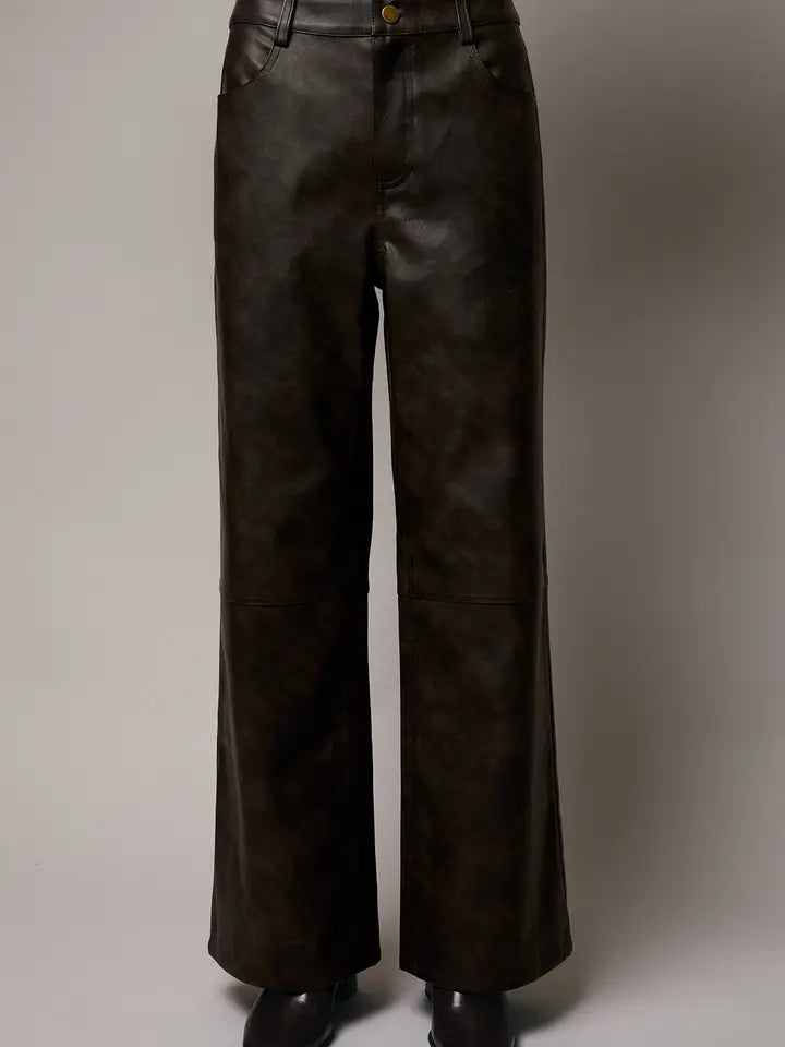 Ginny Faux Leather Pant