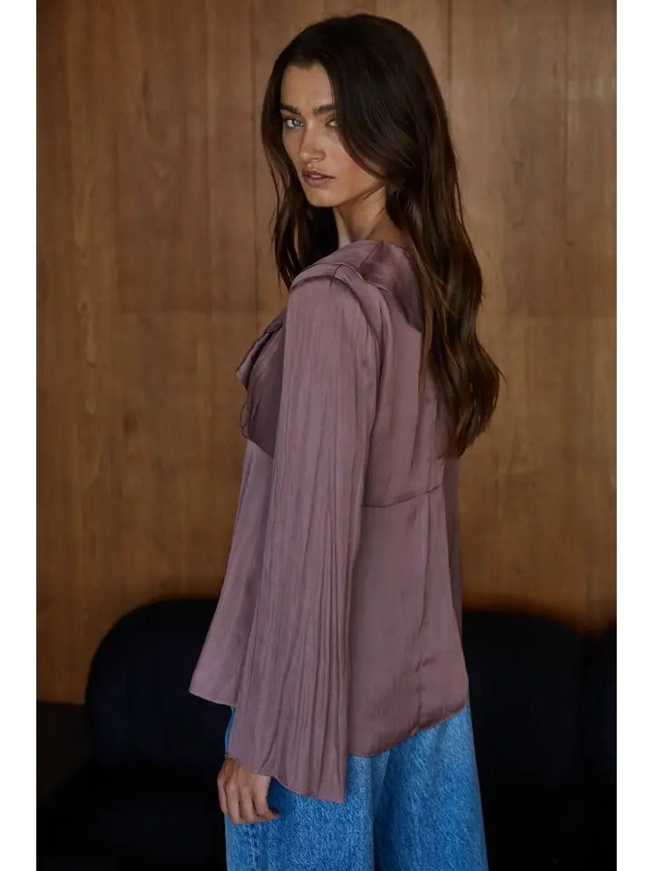 Lyla Satin Blouse