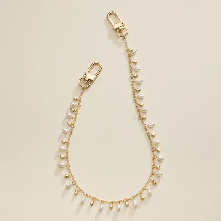 Pearl Chain Bag Charm