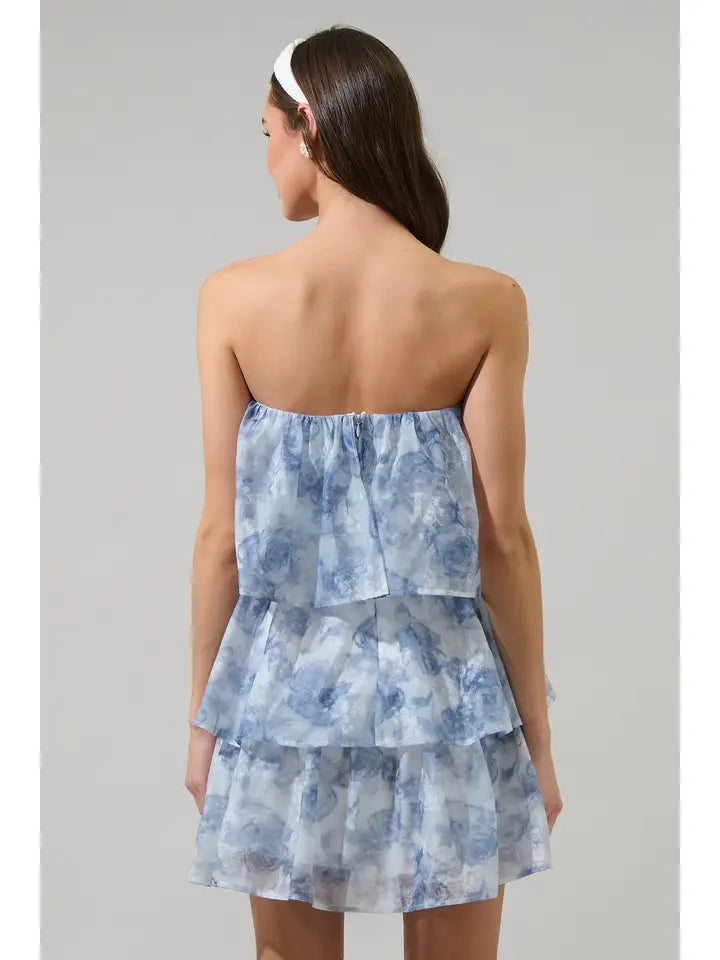 Denny Tiered Mini Dress