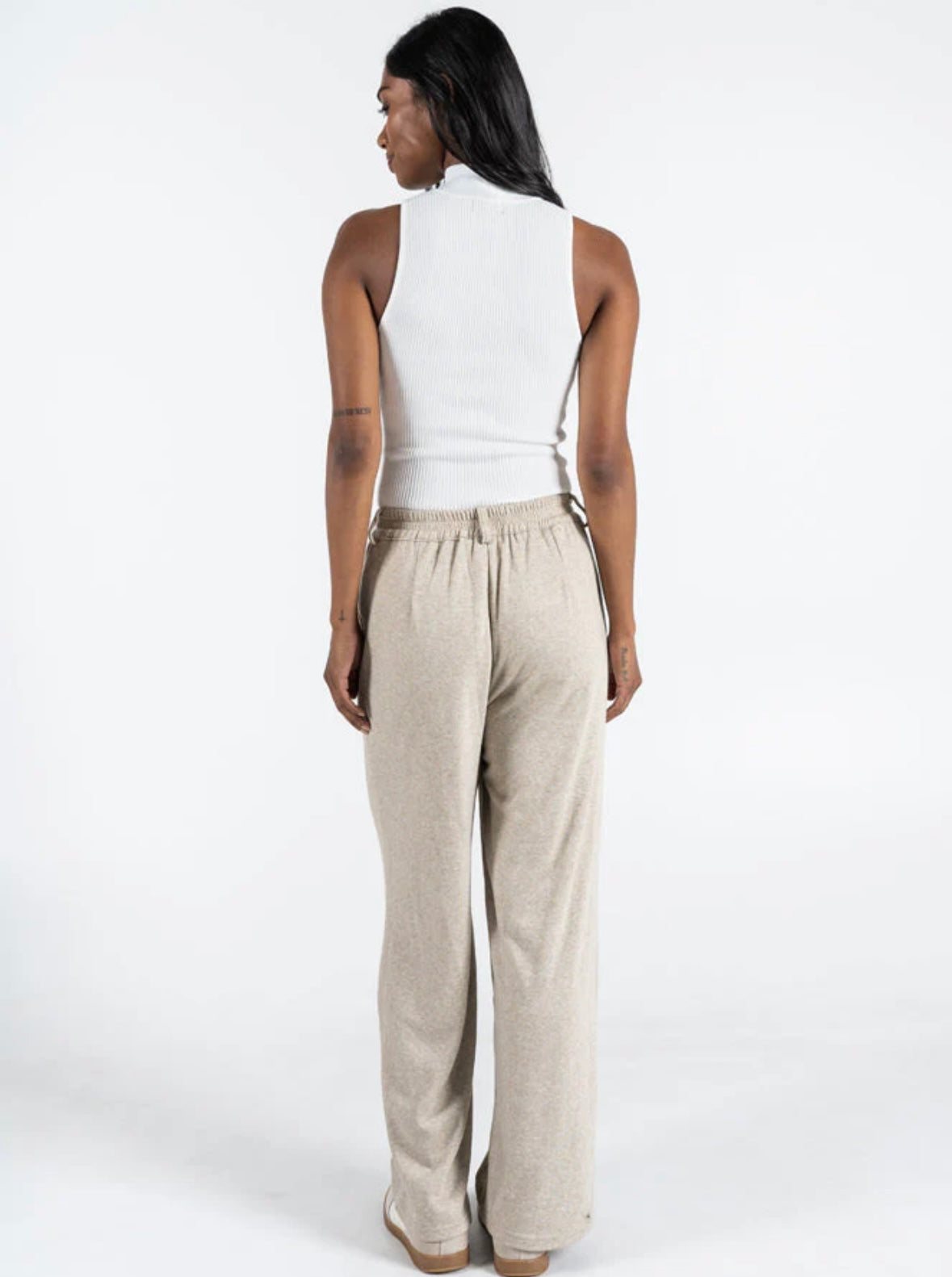 Brushed Pleat Pant