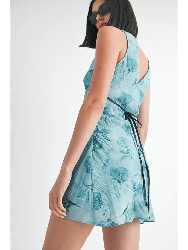 Emerson Teal Slip Dress