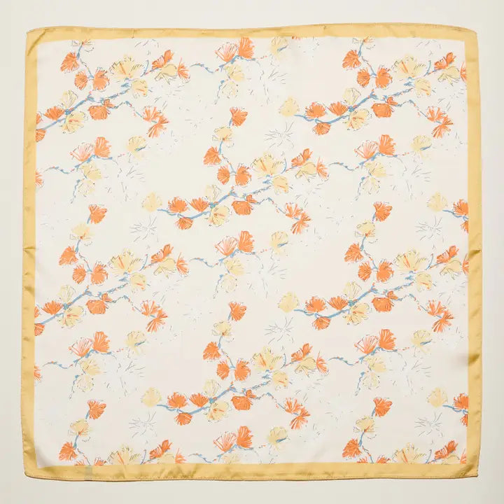 Delicate Floral Branch Scarf