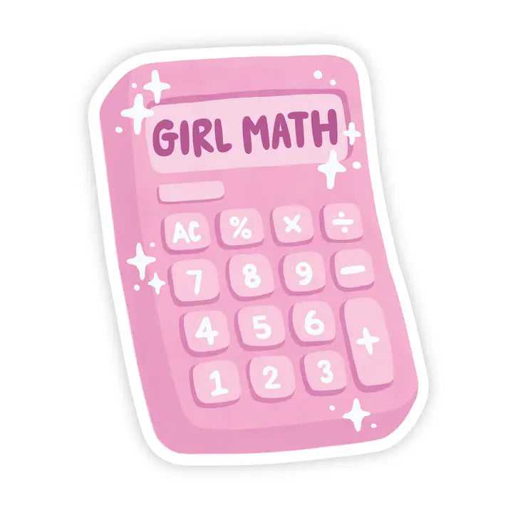 Girl Math Sticker