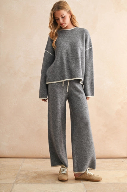 Jessi Contrast Sweater Pants