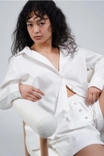 Cotton Poplin Button Up