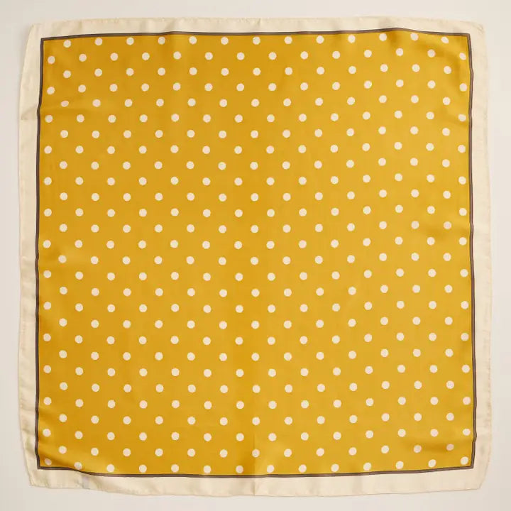 Vintage Inspired Polka Dot Scarf