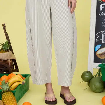 Cleo Striped Baggy Pants