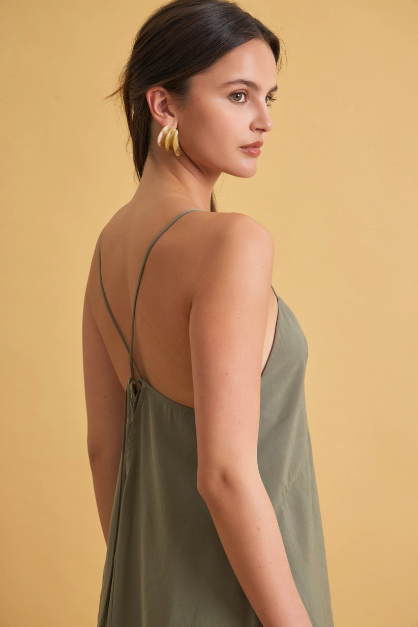 Breezy Tie Back Maxi Dress