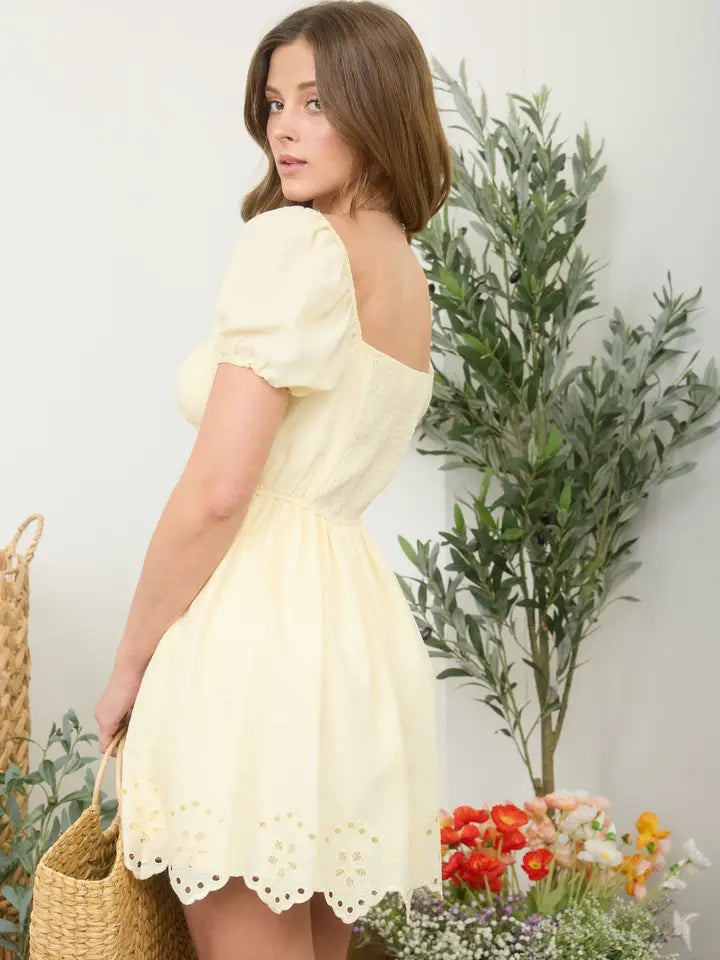 Winnie Puff Sleeve Mini