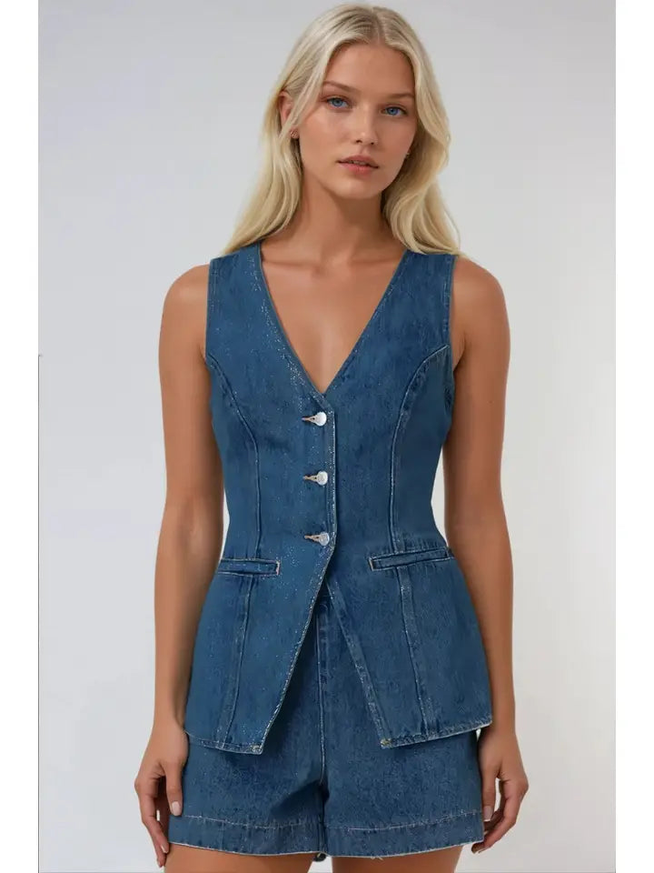 Rosie Denim Vest