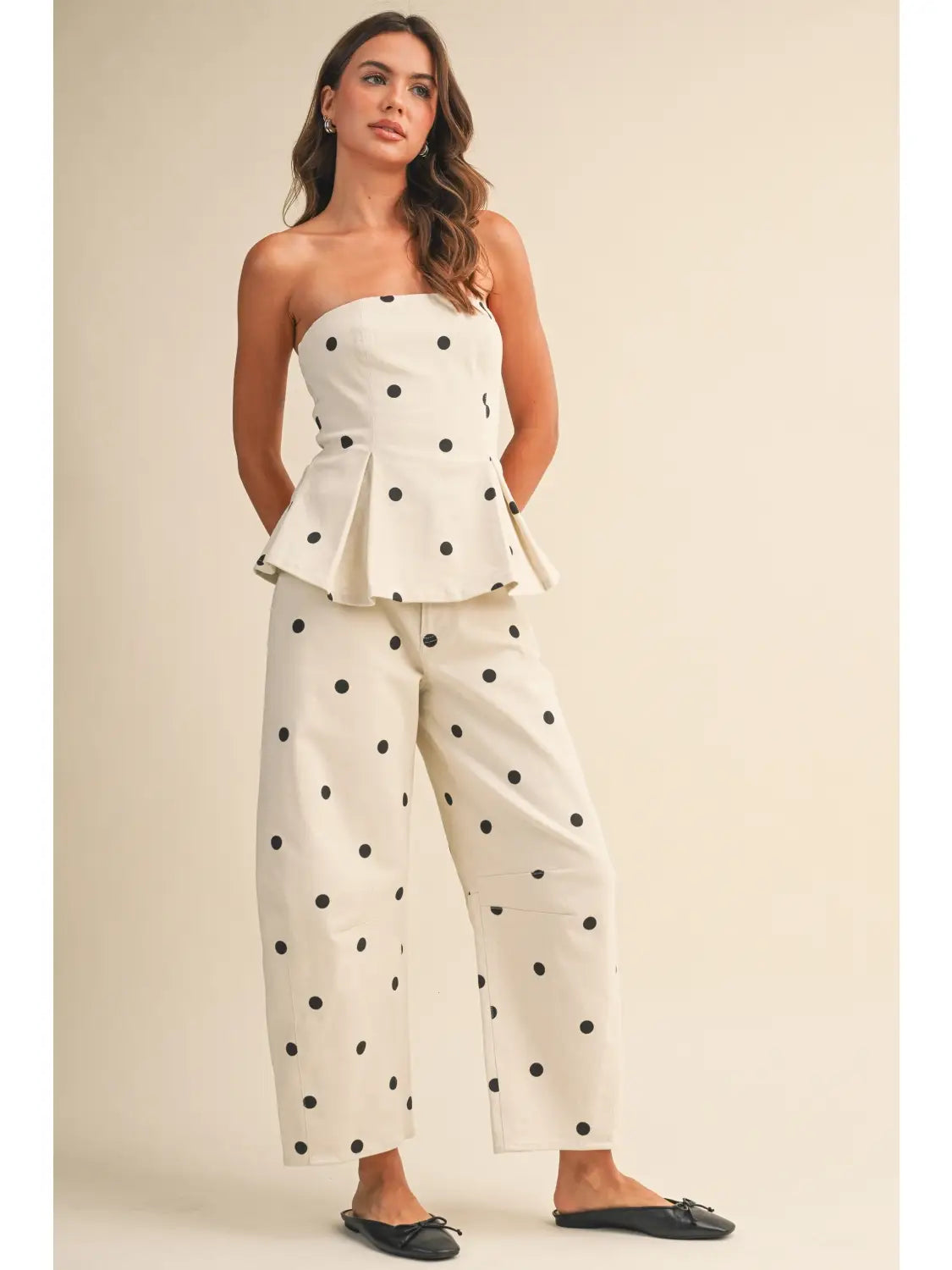 Layla Polka Dot Tube Top