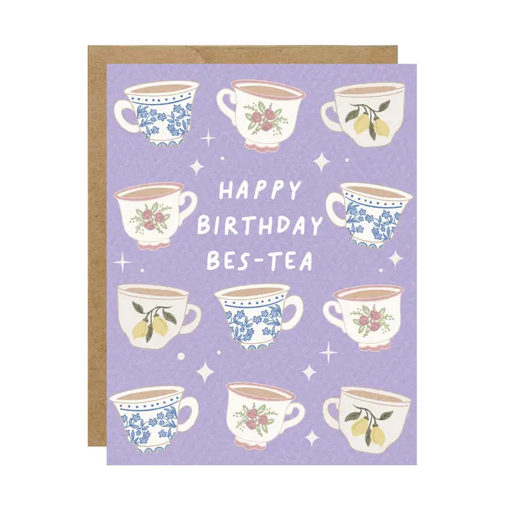 Birthday Best -Tea Card
