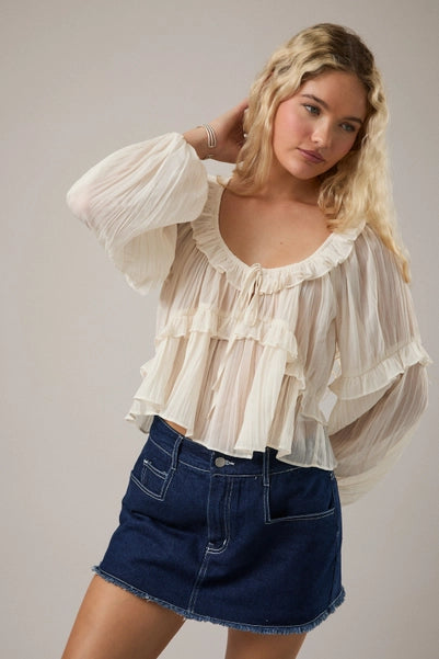 Kyleiagh Ruffled Blouse