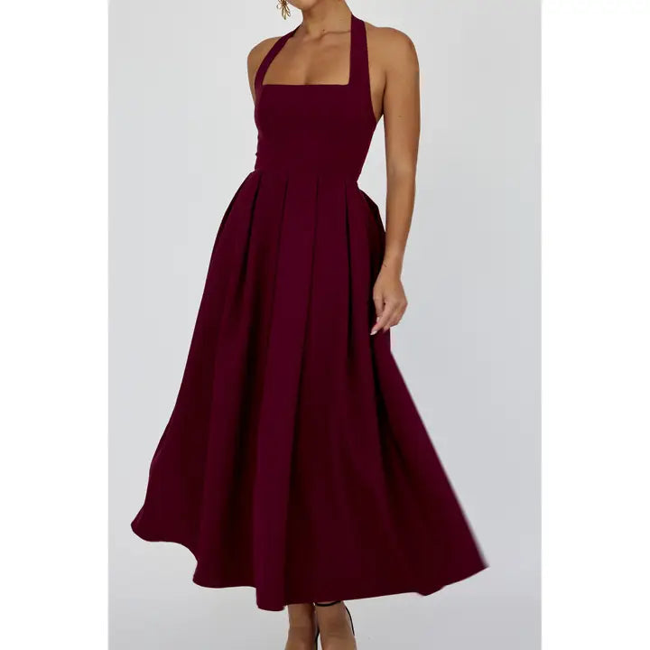 Whitney Halter Bodice Maxi Dress