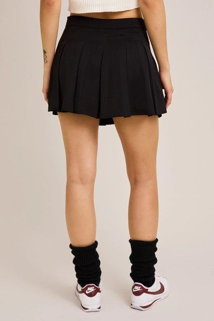 Cheyenne Pleated Mini Skirt