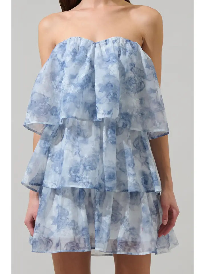 Denny Tiered Mini Dress