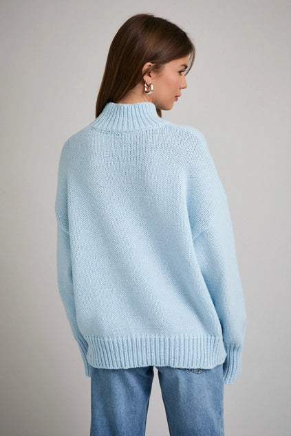 Knit High Neck Ski Sweater