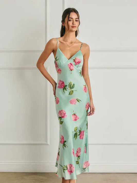 Paradise Satin Midi