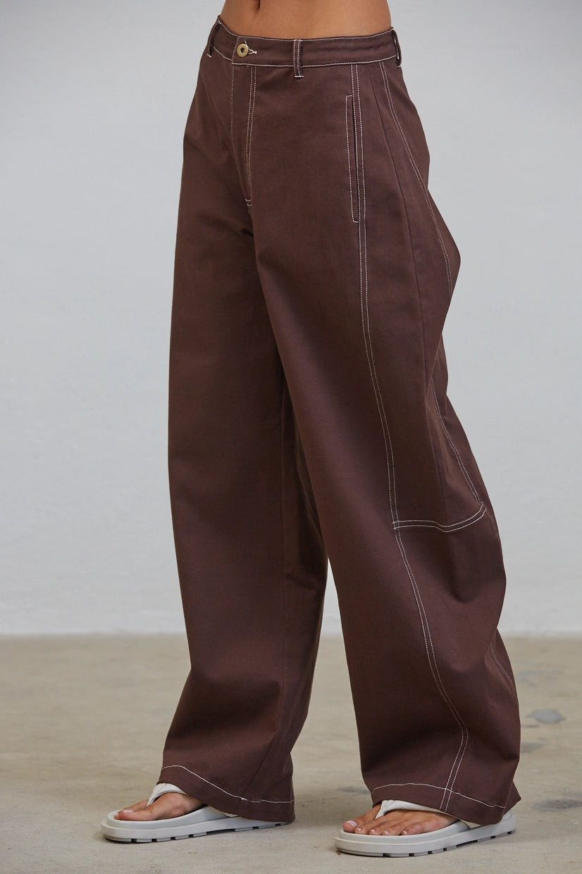 Paige Contrast Seam Pants