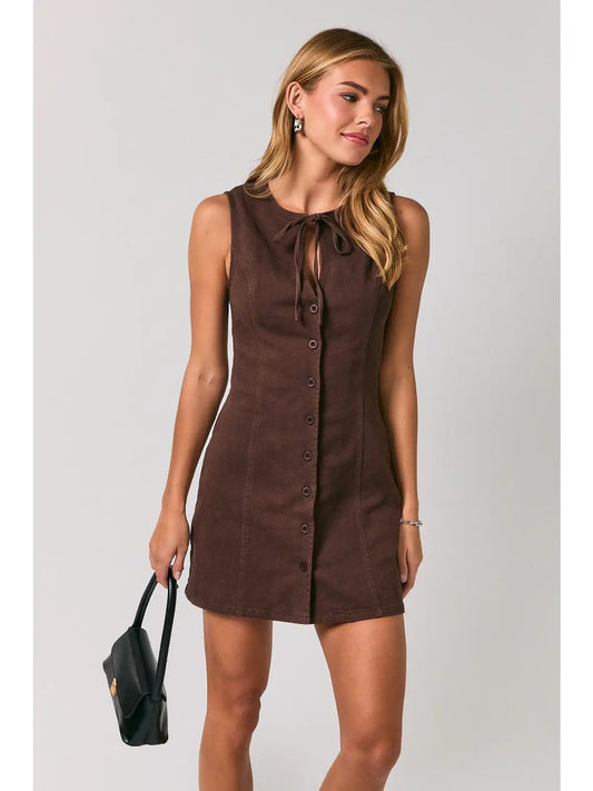Tiana Keyhole Mini Dress