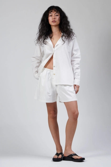 Cotton Poplin Button Up