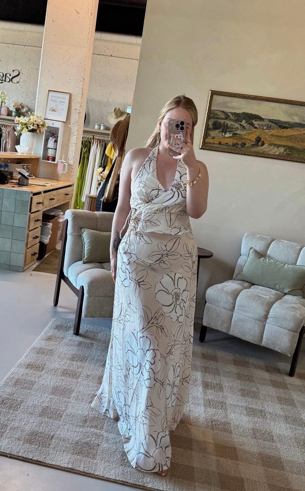 Dana Floral Maxi Skirt