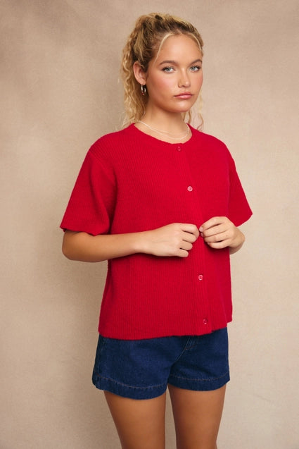 Rory Short Sleeve Cardigan