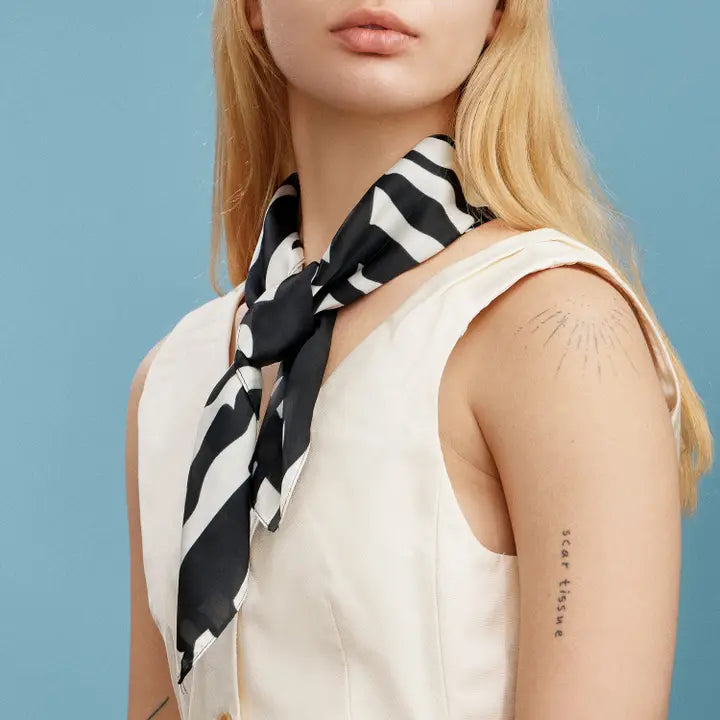 Zebra Print Scarf