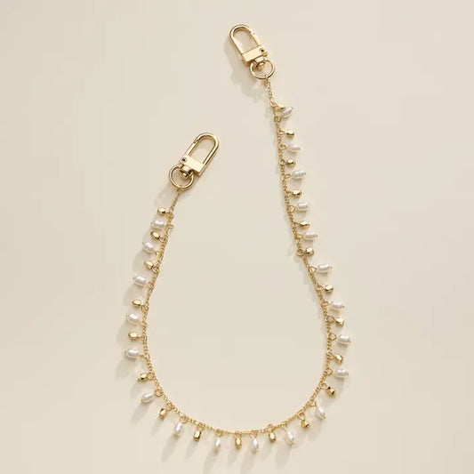 Pearl Chain Bag Charm