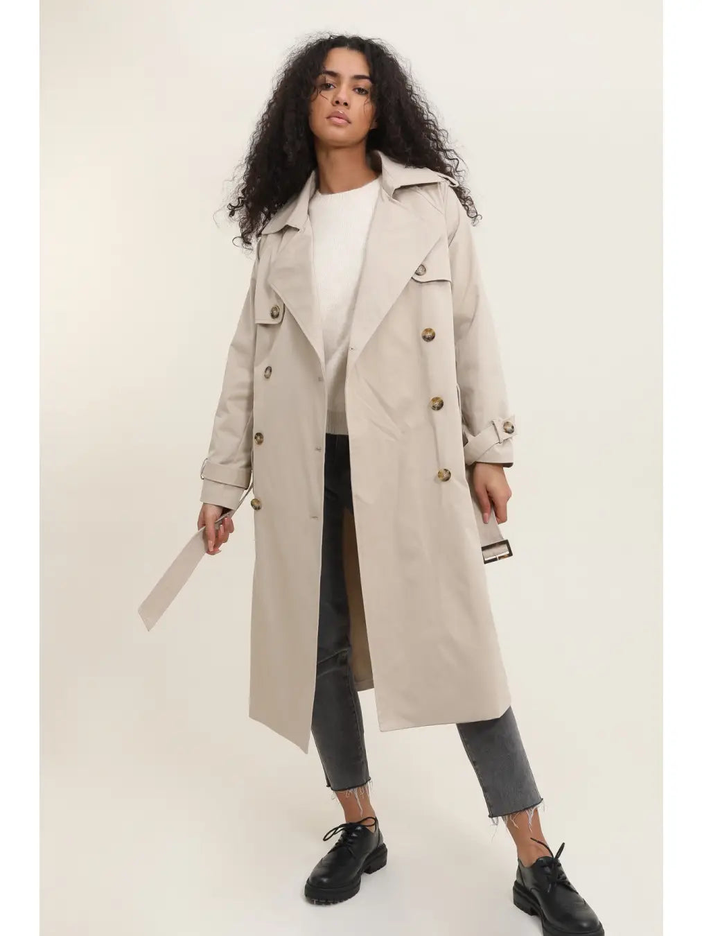 Sand Belted Trench