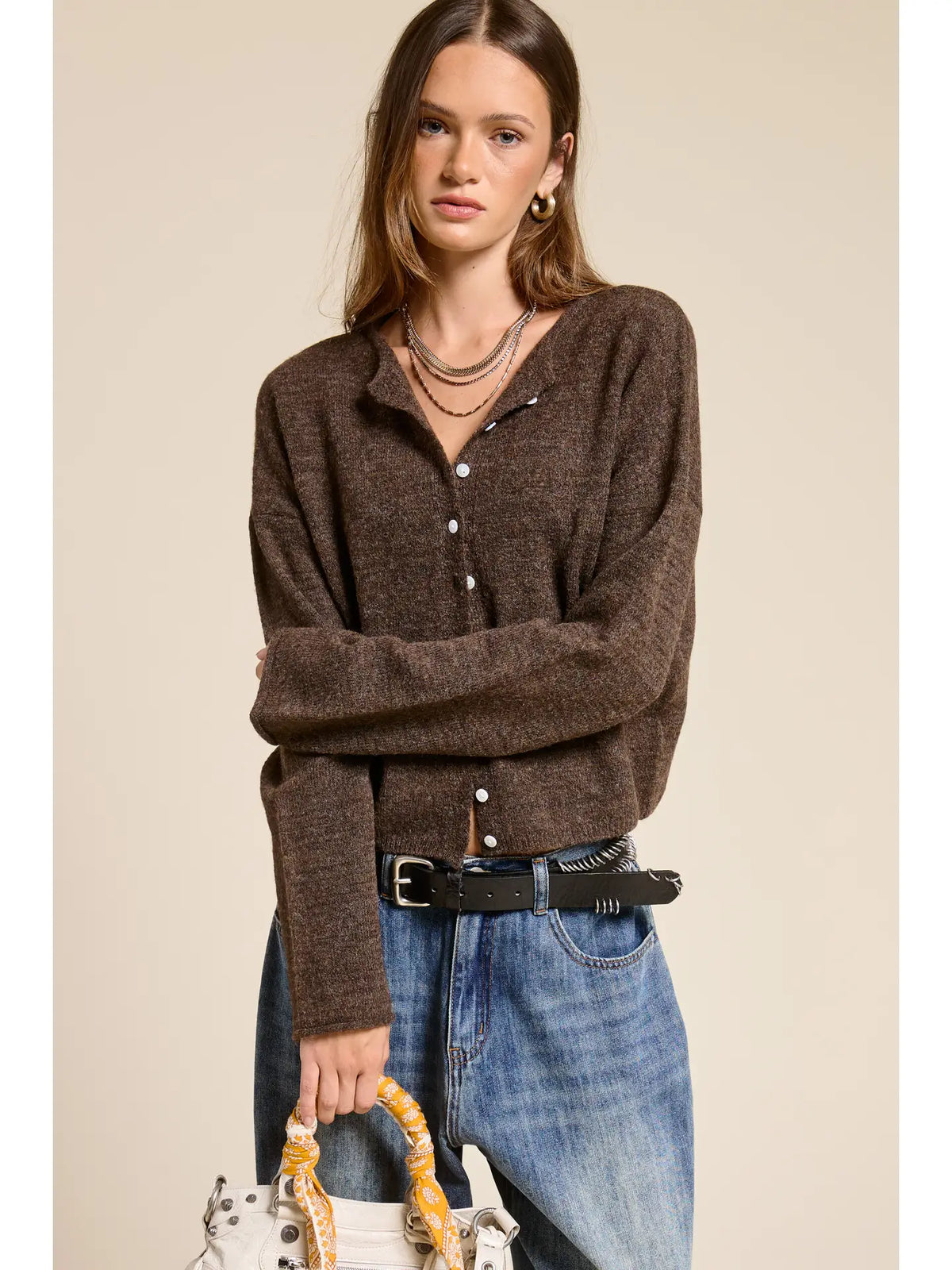 Juniper Cardigan - Walnut
