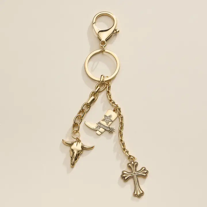 Western Bag Charm