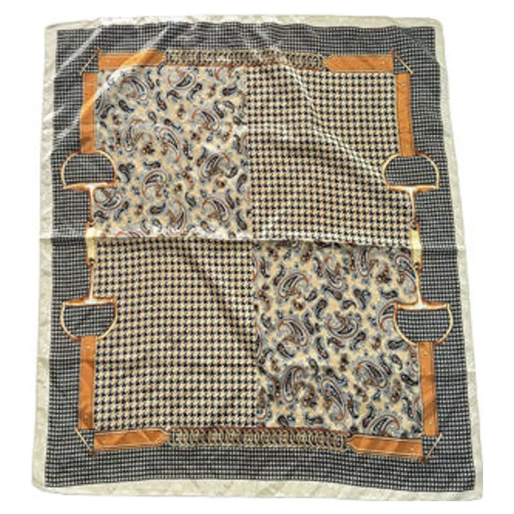 Houndstooth Print Scarf