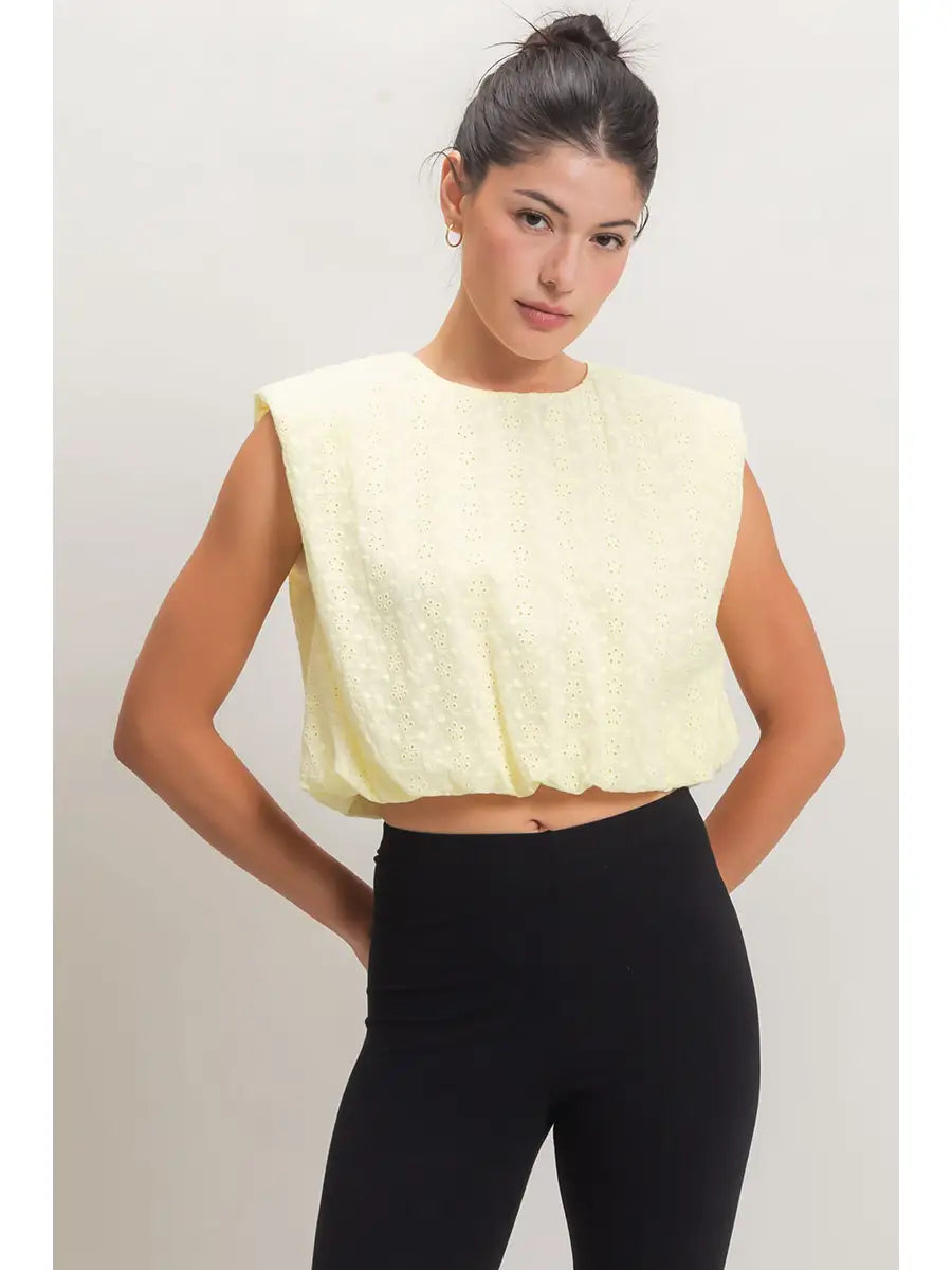 Nadia Bubble Hem Top
