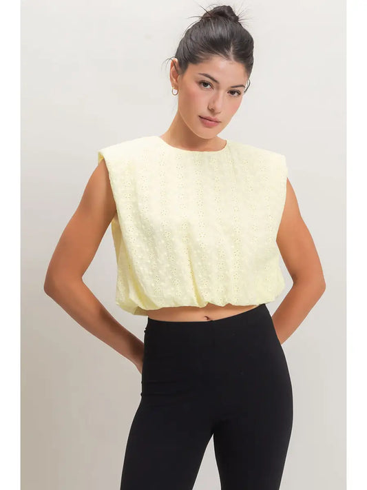 Nadia Bubble Hem Top