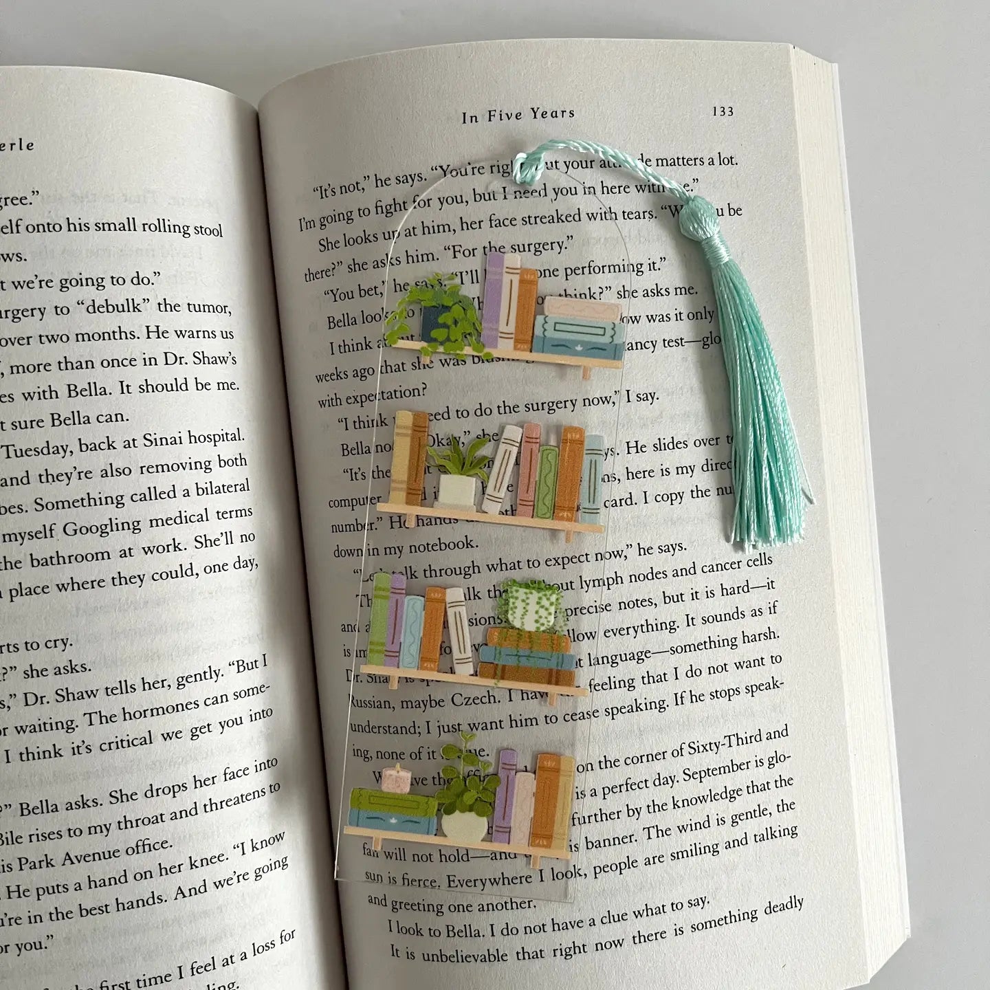 Acrylic Tassel Bookmark