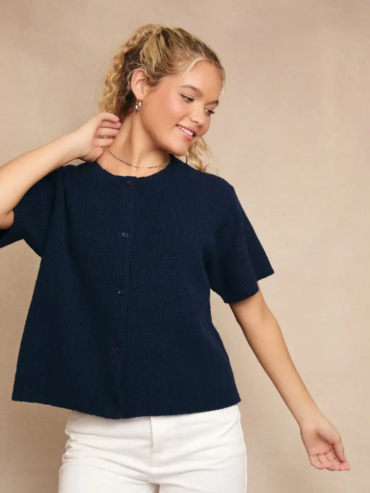 Rory Short Sleeve Cardigan
