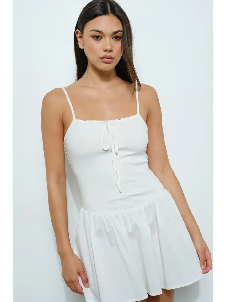Becca Drop Waist Mini Dress
