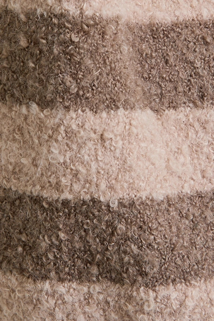 Kiera Striped Boucle Cardigan