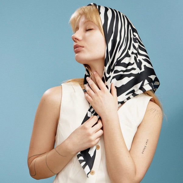 Zebra Print Scarf