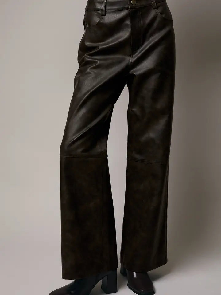 Ginny Faux Leather Pant