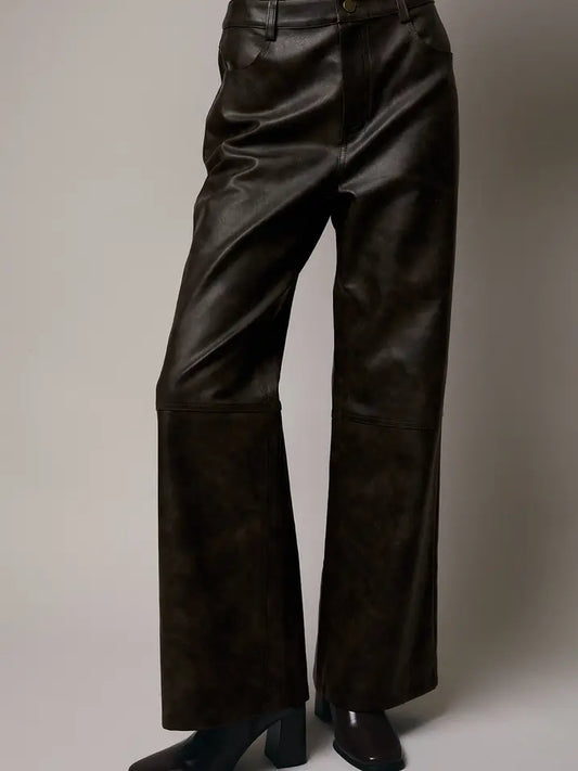 Ginny Faux Leather Pant