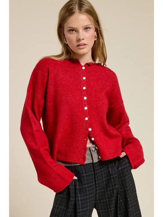 Juniper Cardigan - Red
